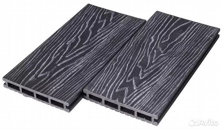 Террасная Доска дпк Altay Decking 150х24 мм Графит