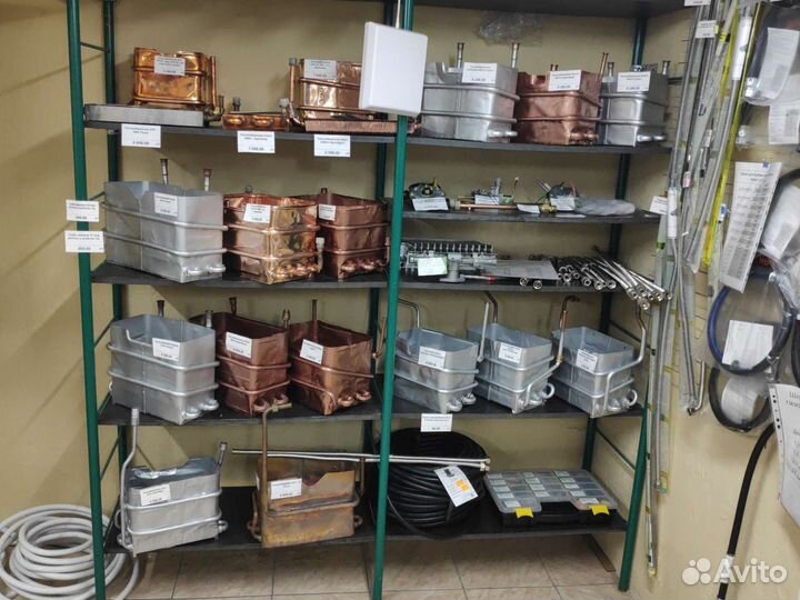 Теплообменники и другие запчасти газовой колонки