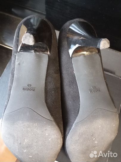 Туфли женские замшевые 40 размер