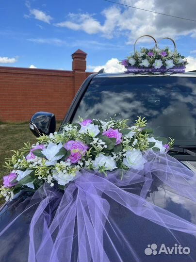 Свадебные украшения на машину аренда