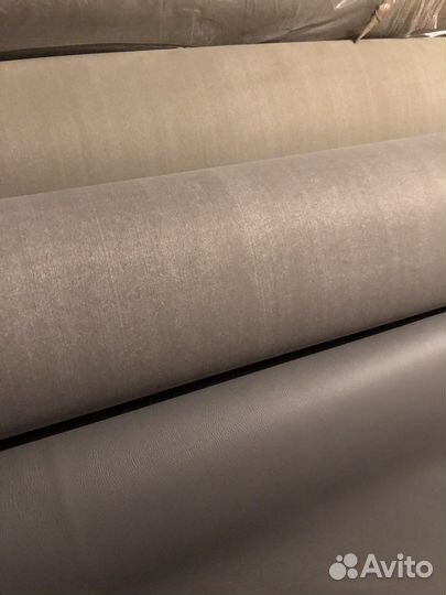 Искусственная кожа (винилискожа) обивочная серая