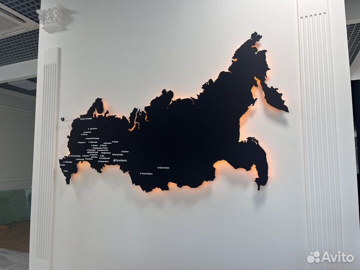 Карта мира на стену