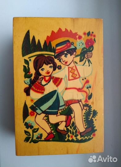 Шкатулка фабрики СССР «Буковница» (винтаж)