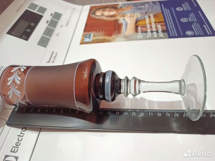 Фужеры цветное стекло СССР