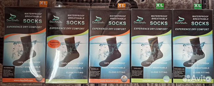 5 пар носок dexshell