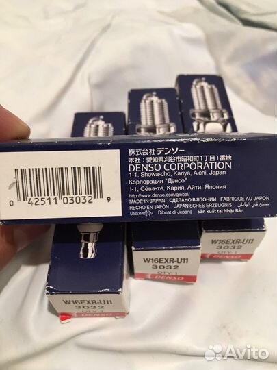 Свечи зажигания Denso w16exr-u11