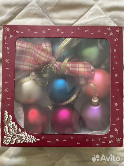 Набор елочных шаров гирлянда Елочка