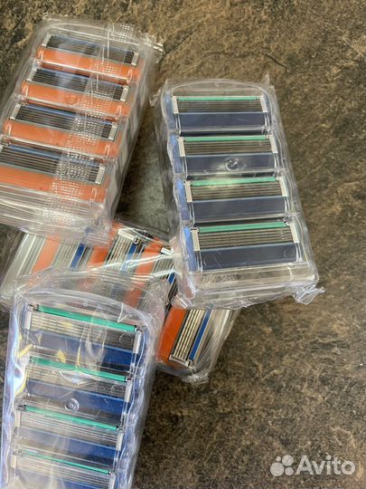 Gillette fusion лезвия для бритья