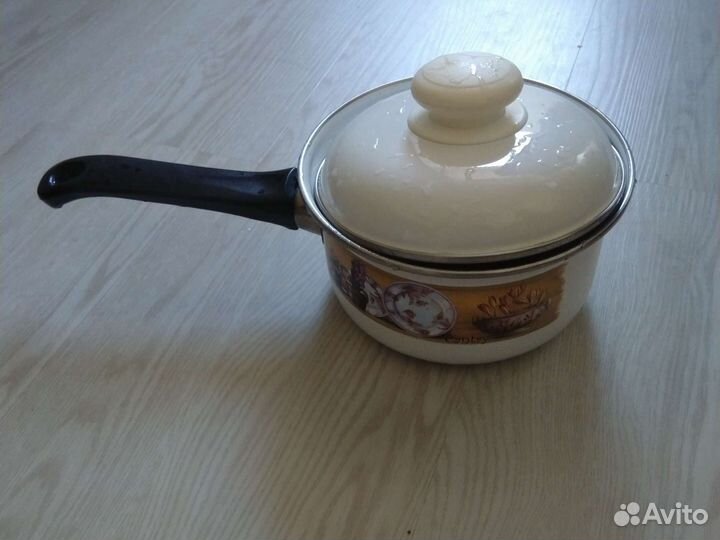 Набор посуды для дачи,кастрюли, термокружка