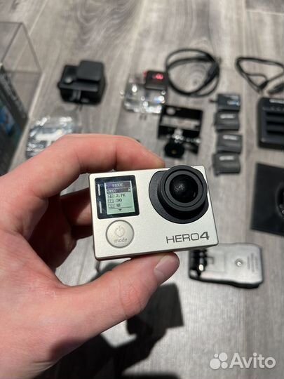 Экшн камера GoPro Hero 4 silver