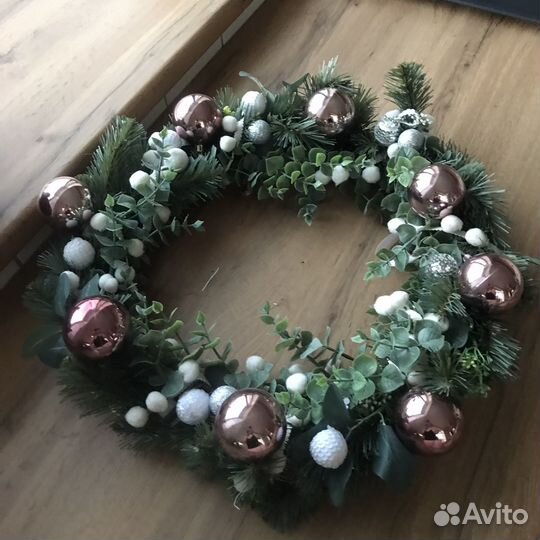 Венок новогодний икеа