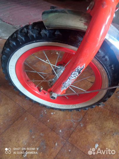 Детский велосипед black aqua hot rod