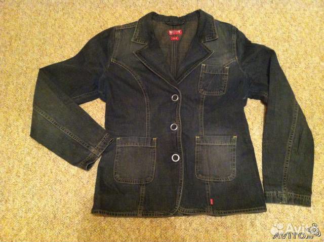 Пиджак джинсовый