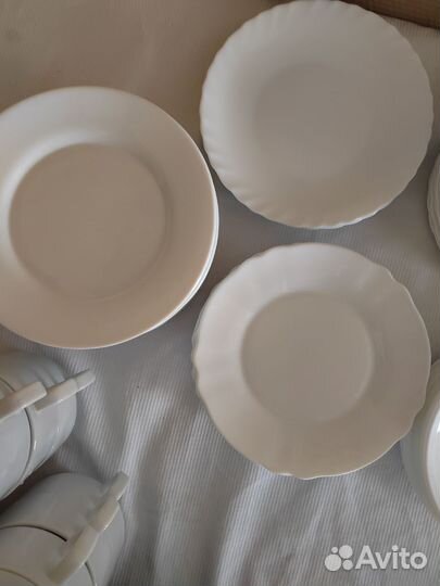 Тарелки люминарк. Бульонницы