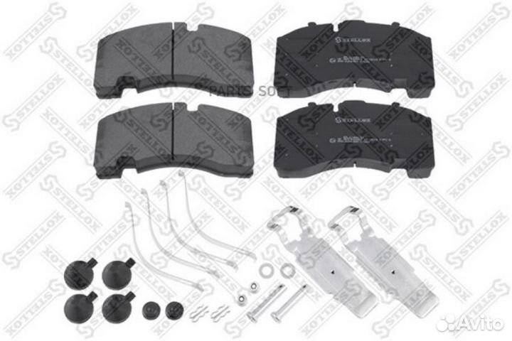 Stellox 8511444SX Колодки дисковые(с вырезом под б