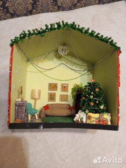 Поделка новогодняя в сад, школу