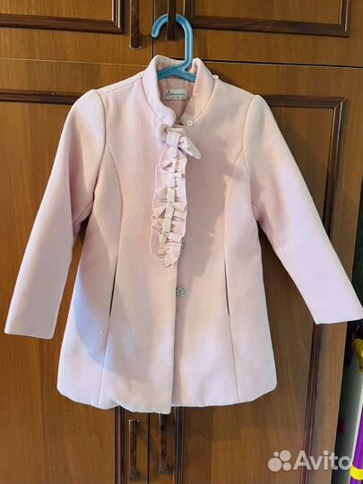 Пальто для девочки 116 весна