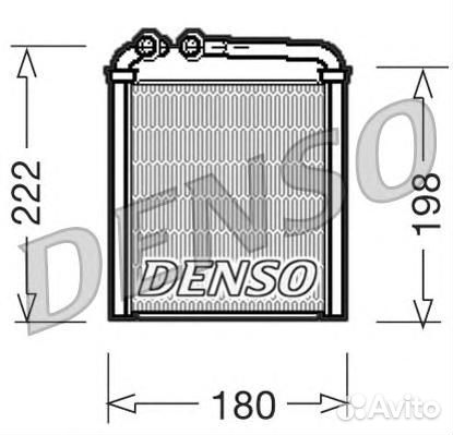 Радиатор печки DRR32005 Denso