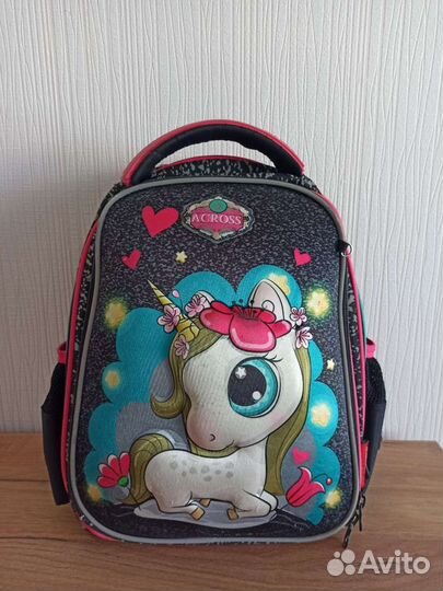 Рюкзак акрос школьный для девочки