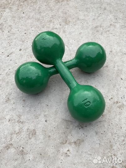 Гантели по 10 кг