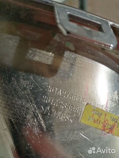 261A28558R Накладка птф правая Logan 2012-2018