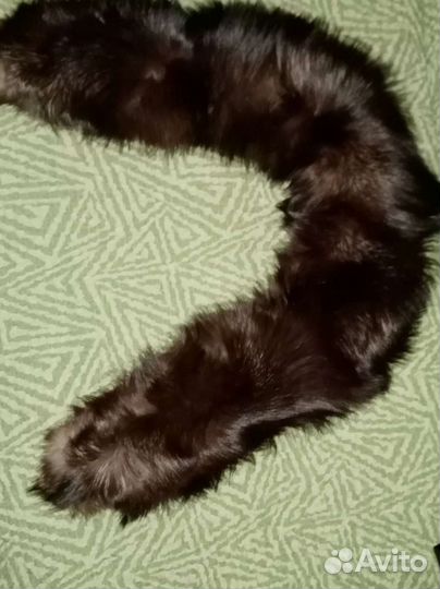 Меховой воротник песец