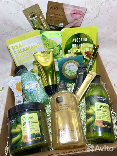 Бьюти Бокс, Набор косметики, Подарок, 16 продуктов