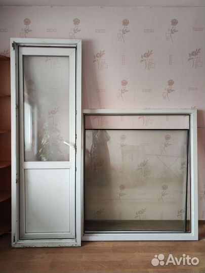 Пластиковые двери пвх бу