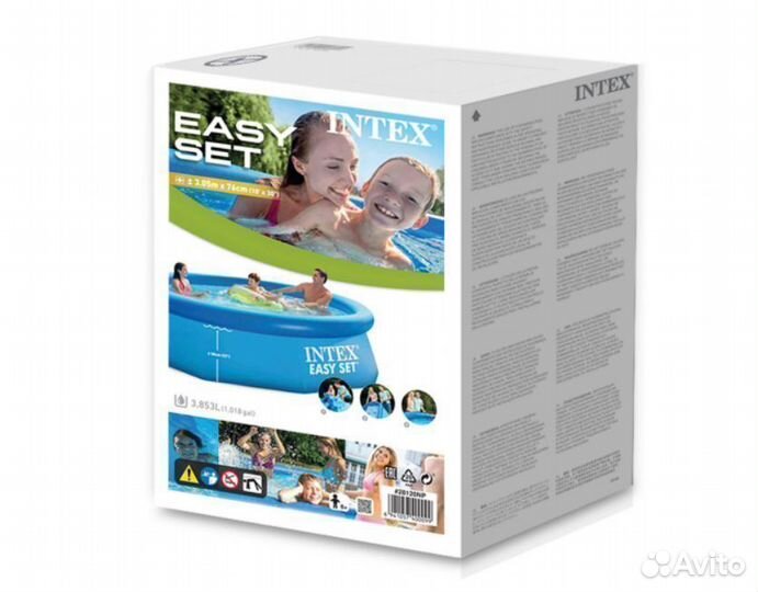Надувной бассейн 305 х 76 см, 3853 литров