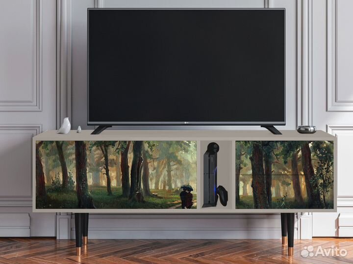 Тв-тумба T1 - Сатин - Rain in the Oak Forest