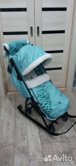 Детские санки коляска Nika Kids 7-5к