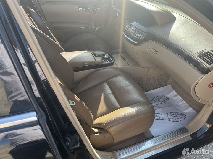 Mercedes-Benz S-класс 5.5 AT, 2006, битый, 200 000 км