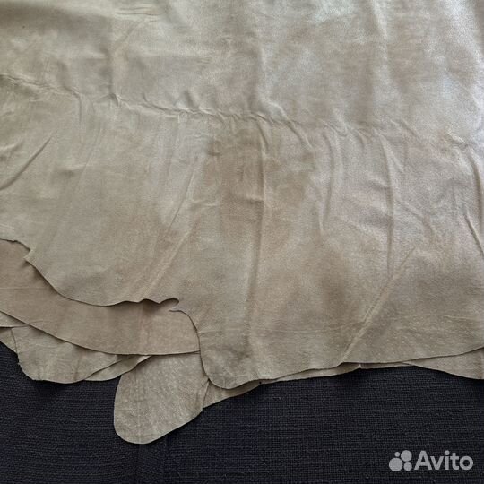 Набор Натуральная замша бежевая Италия