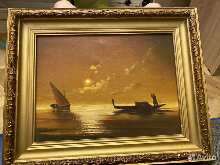 Копия с репродукции И.К.Айвазовского