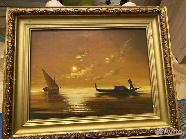 Копия с репродукции И.К.Айвазовского