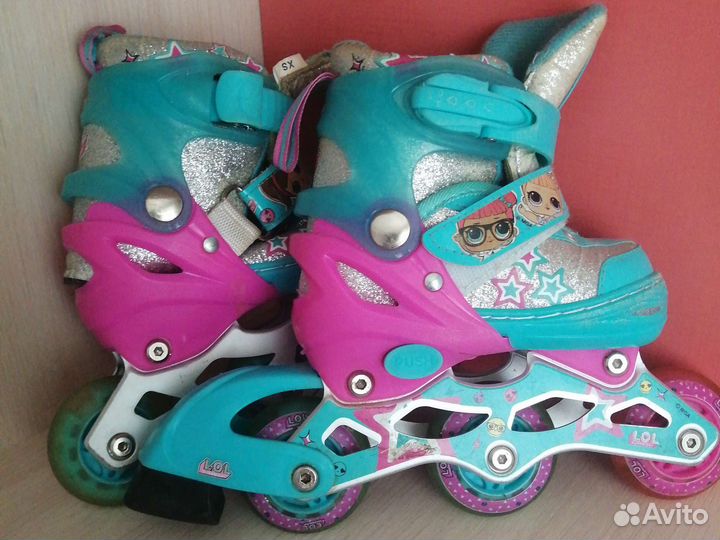Роликовые коньки детские раздвижные