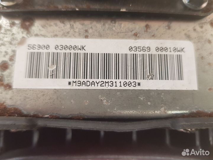 Подушка безопасности в рулевое колесо Kia Sportage