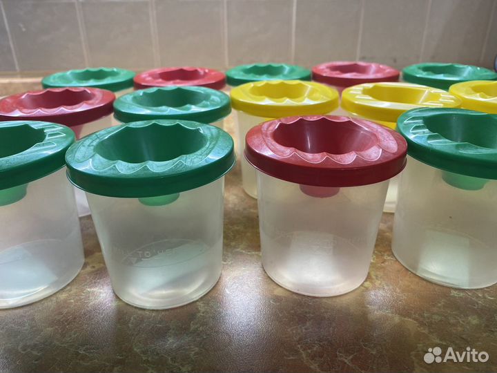 Стакан непроливайка 15 штук