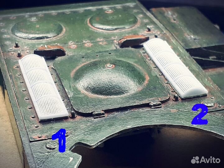 Сеточки воздуховодов мто, танки серии кв, 1/35