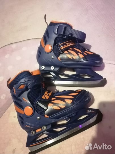 Коньки детские раздвижные 27-30