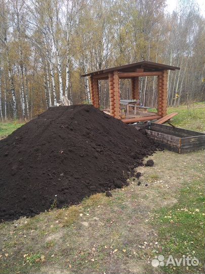 Чернозем, плодородный грунт, торф, доставка