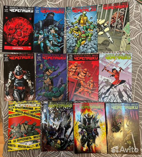 Комиксы Черепашки-ниндзя / Бэтмен / Человек-паук