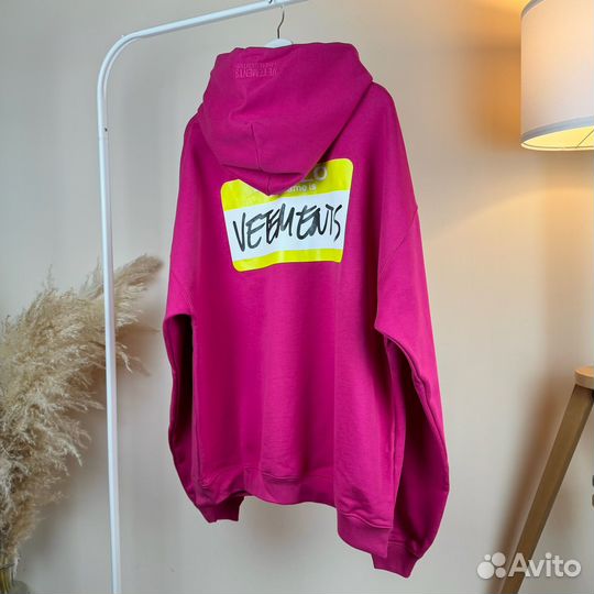 Vetements худи My name is толстовка оригинал