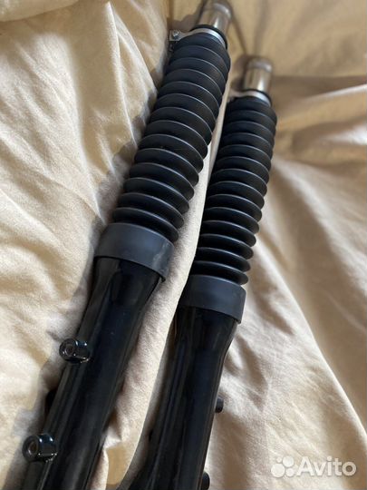 Перья передней вилки Storm indigo cross