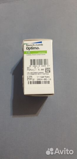 Линзы контактные -5