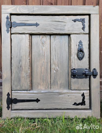 Деревянные дверки для барбекю комплекса