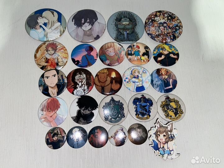 Значки с аниме