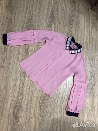 Блузка и шорты кожзам размер 146