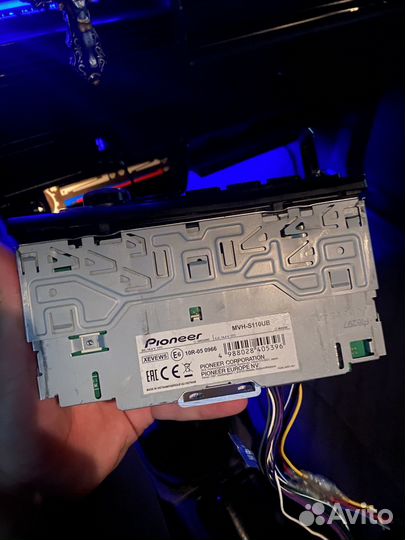 Магнитола pioneer mvh-s110UB