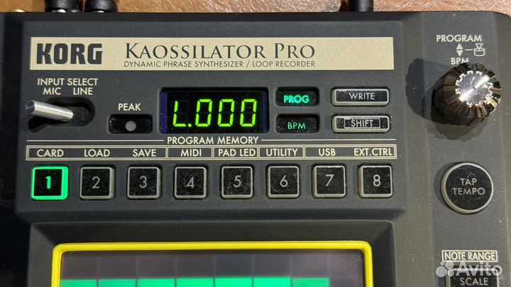Синтезатор korg Kaossilator pro